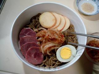 Homemade Korean Cold Noodles recipe