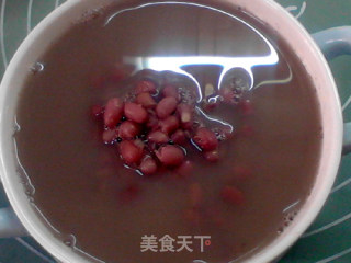 Durian Shell Red Bean Soup recipe