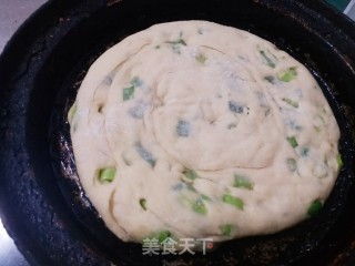 Baked Noodle Scallion Cake recipe