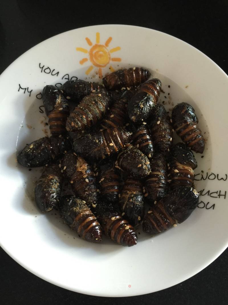 Salt and Pepper Silkworm Pupa recipe