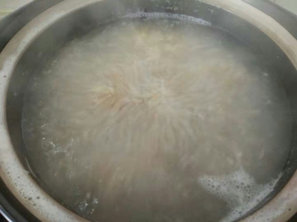 Pork Floss Oatmeal Porridge recipe