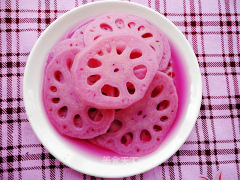 I Love You The Most Beautiful Red ------ Rouge Lotus Root recipe