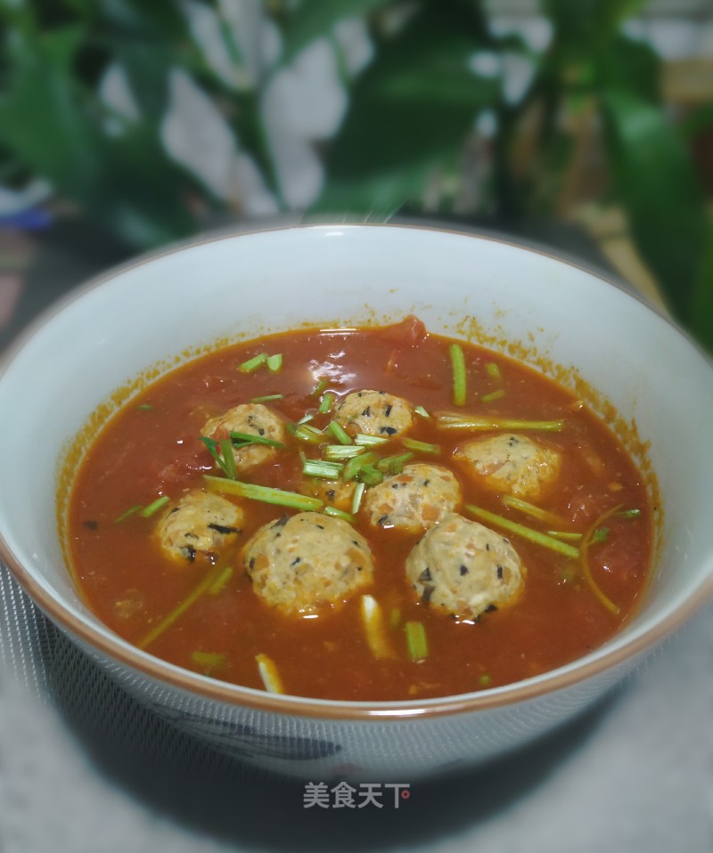 Tomato Chicken Meatballs recipe