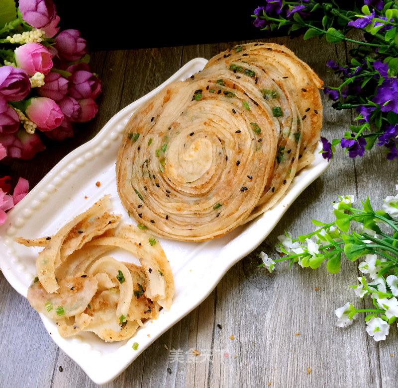 Okara Scallion Shortbread Cookies recipe