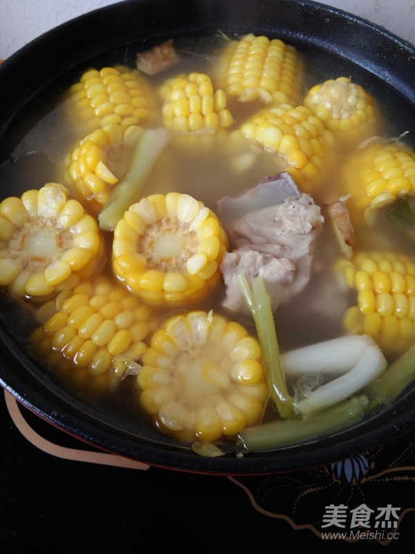 Corn Pork Ribs Soup recipe