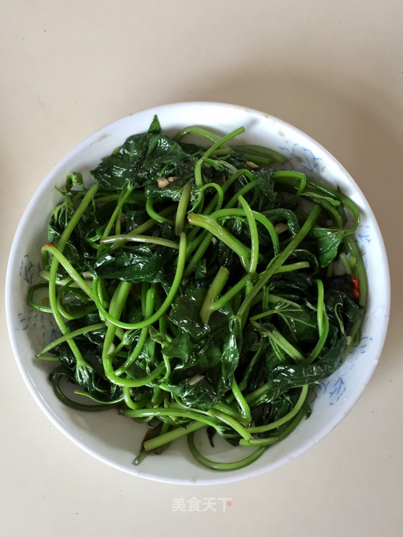 Stir-fried Sweet Potato Leaves recipe