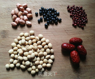 #trust之美#jujube Soy Milk with Miscellaneous Grains recipe