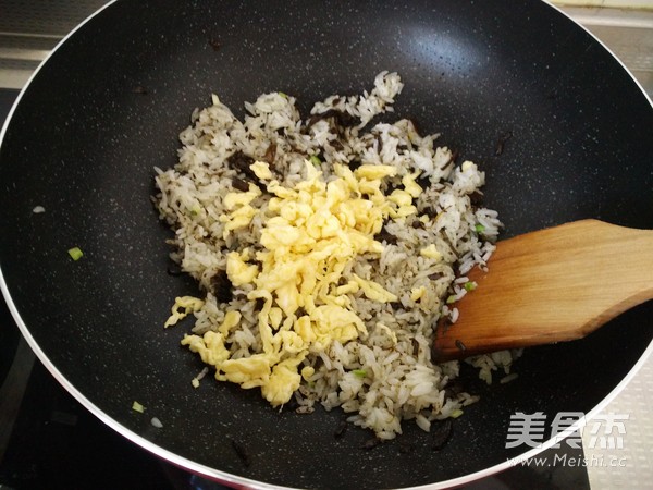 Fried Rice with Olive Vegetable and Egg recipe