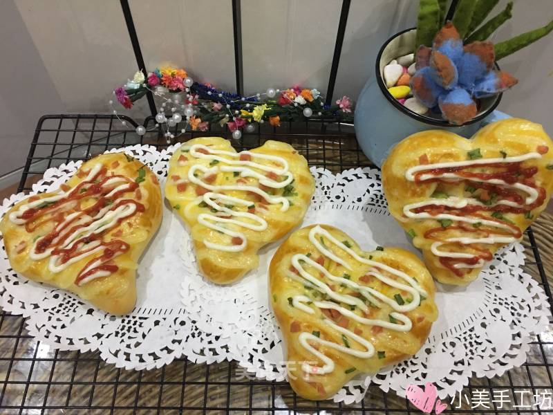 # Fourth Baking Contest and is Love to Eat Festival#love Bread recipe