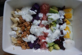 #salad#chia Seed Yogurt Rainbow Salad recipe