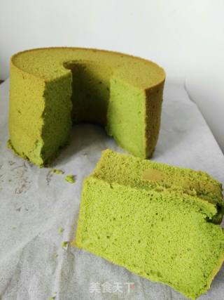 #aca Fourth Session Baking Contest# Making An Erotic Matcha Chiffon Cake recipe