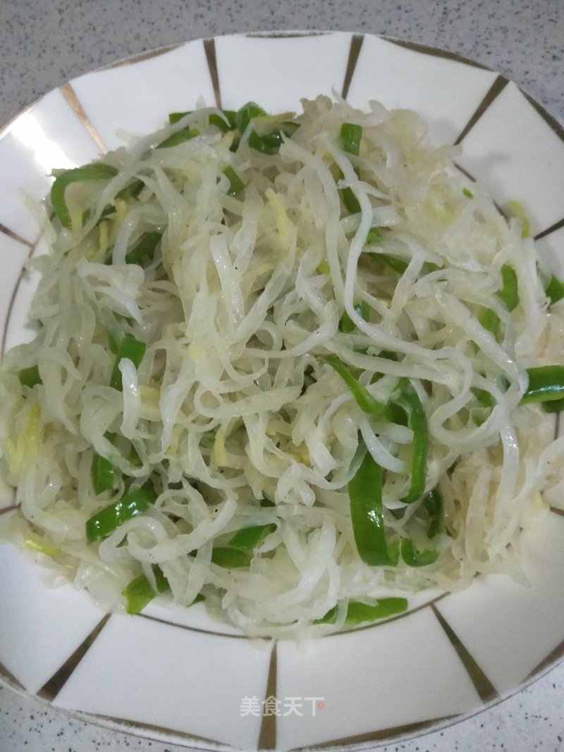 Stir-fried White Radish recipe