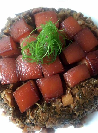 Shaoxing Rice Wine Dried Pork with Vegetables recipe