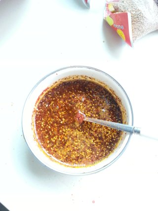 Three Fried Spicy Oil recipe