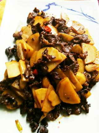 Beef Fried Potato Chips recipe