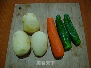 Refreshing Small Cold Dish------【sliced Potato with Cold Salad】 recipe