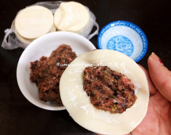 Three Fresh Willow Leaf Dumplings recipe