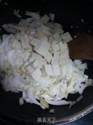 #trust之美#cabbage Stewed Tofu recipe