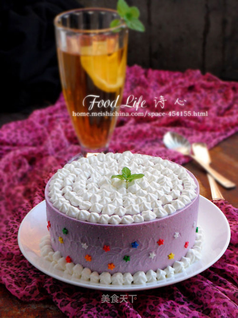 【purple Potato Mousse Cake】