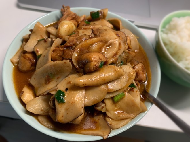 Ycatman Fried Apricot Abalone with Pepper Chicken 🍄 recipe