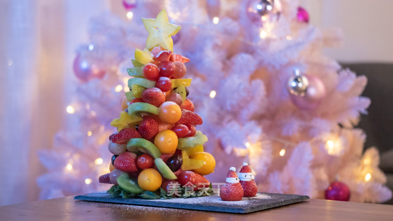 Fruit Christmas Tree [first Taste Diary] recipe