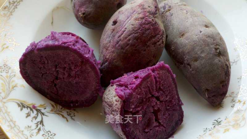 Microwave Roasted Purple Sweet Potato recipe