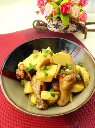 Braised Pork Fin with Winter Bamboo Shoots recipe