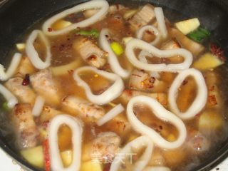 Squid Braised Pork recipe