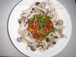 #凉菜# Chopped Pepper with Double Mushrooms recipe