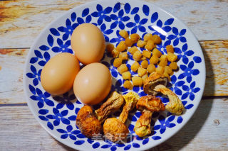 Egg Custard~scallop Agaricus Steamed Egg recipe
