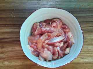 Stir-fried Chicken Fillet with Black Pepper and King Pleurotus recipe