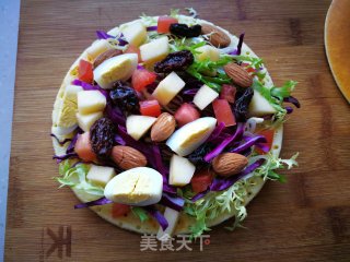 #trust之美#healthy Slimming Muffin Vegetable and Fruit Salad recipe