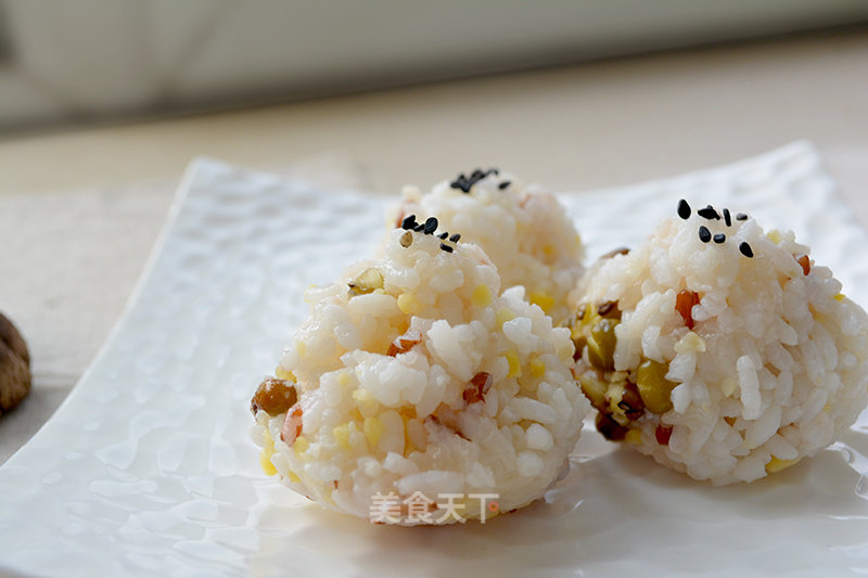 Stunning Rice Balls-super-healthy Multi-grain Rice recipe