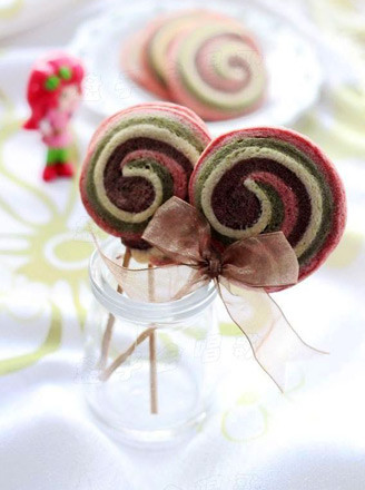 Colorful Lollipop Cookies recipe