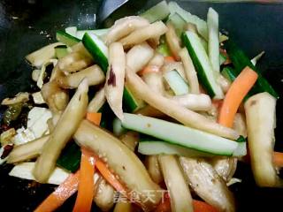 Stir-fried Assorted Pickles recipe