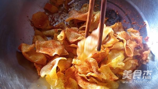 Fried Potato Chips recipe