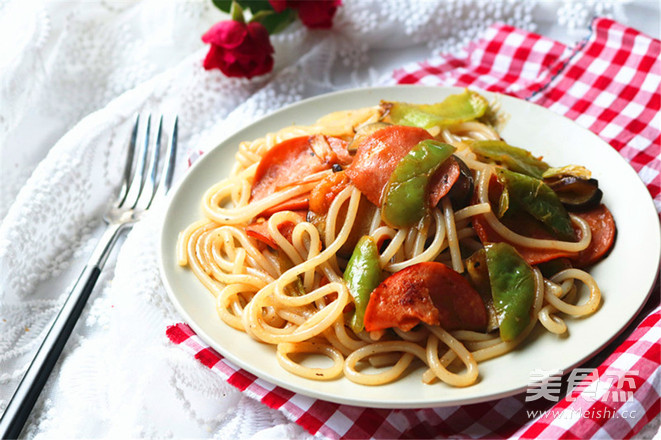 Fried Rice Noodles recipe