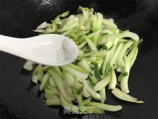 Stir-fried Vegetable Stems with Mushrooms recipe