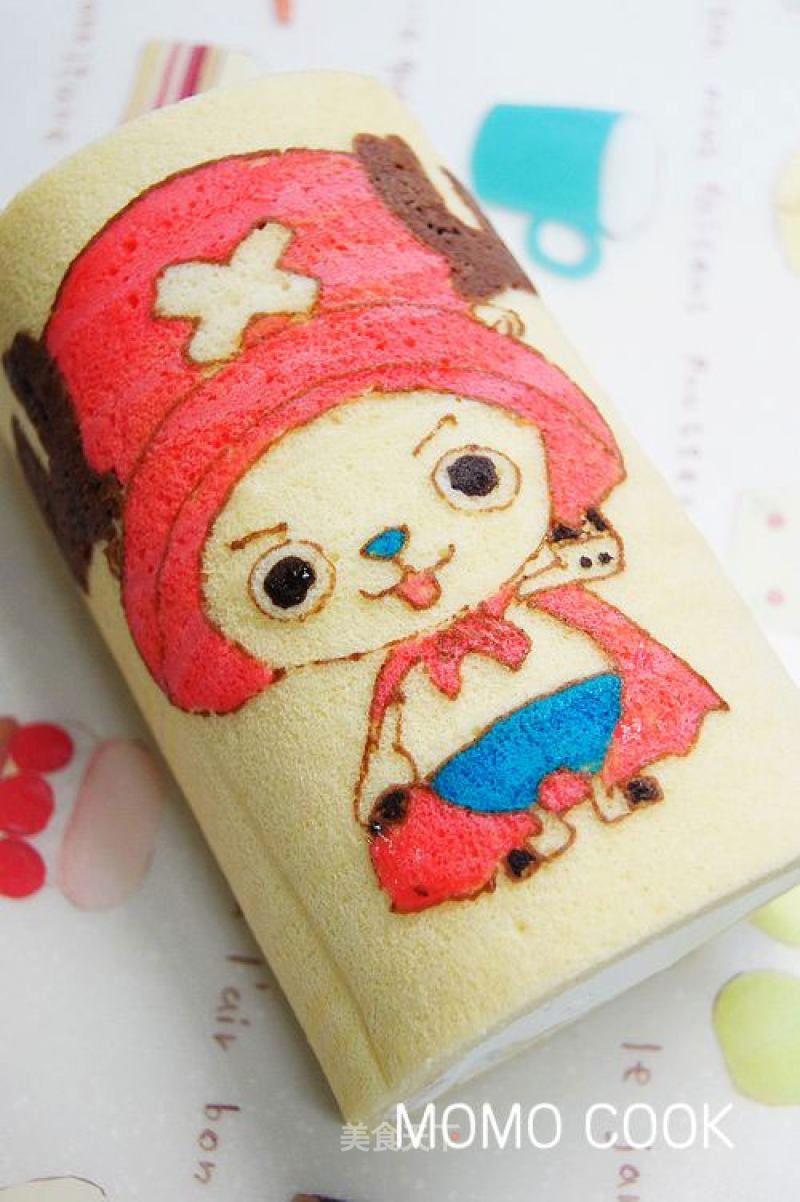 One Piece Choba Painted Cake Roll recipe