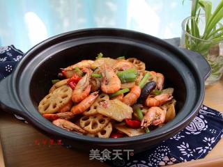 Homemade Dry Pot Shrimp recipe