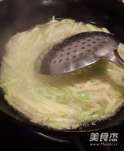 Eggplant with Green Pepper Sauce recipe