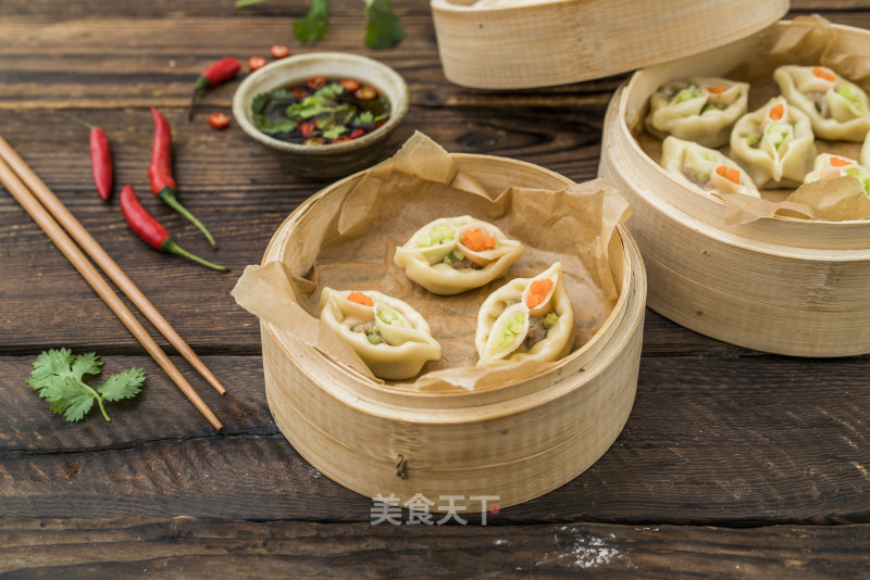 Mandarin Duck Steamed Dumplings recipe