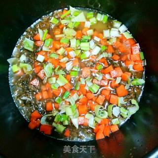 Braised Rice with Plum Vegetables recipe