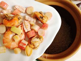 [private Seafood Casserole Porridge]---a Product of Beautiful Porridge is Full of Love recipe