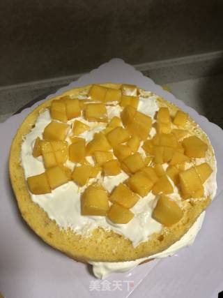 Mango Strawberry Cake recipe