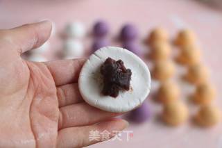 Colorful Glutinous Rice Balls recipe