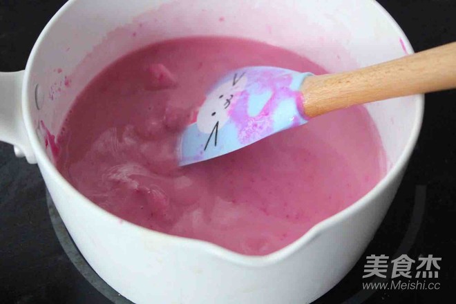 Pink Soy Milk Coconut Small Fang recipe