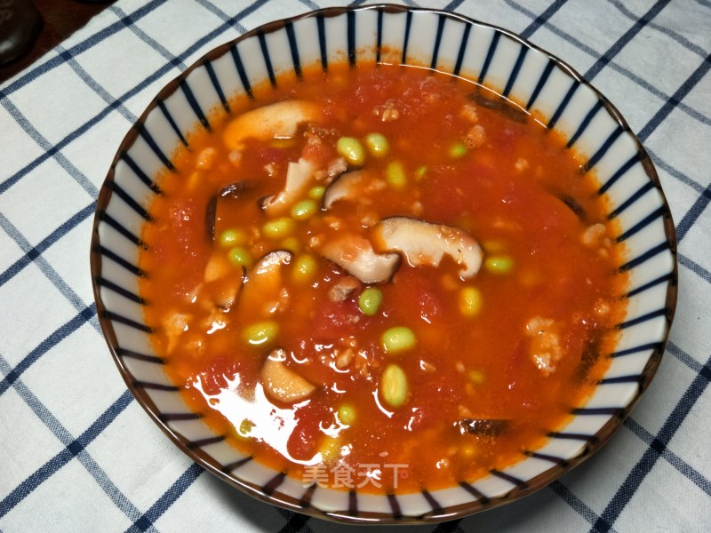 Tomato Edamame Soup recipe
