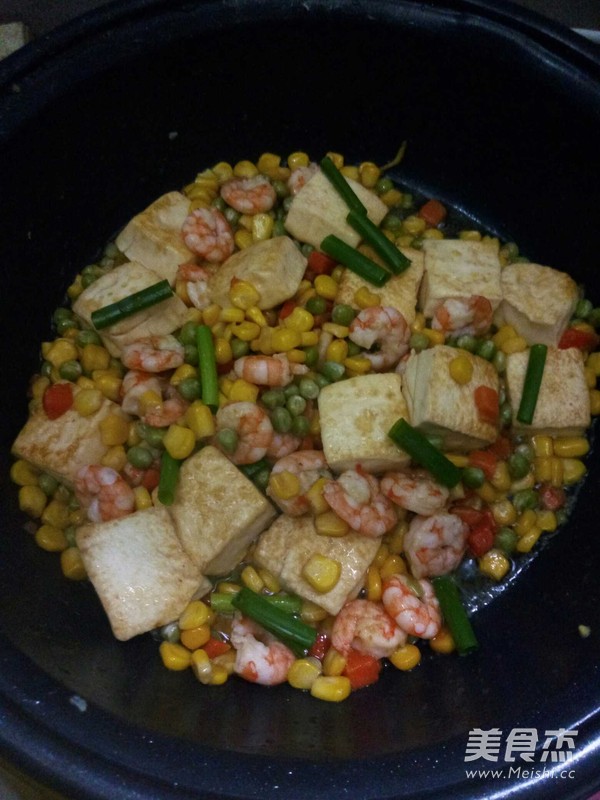 Three Fresh Shrimp Stuffed Tofu recipe