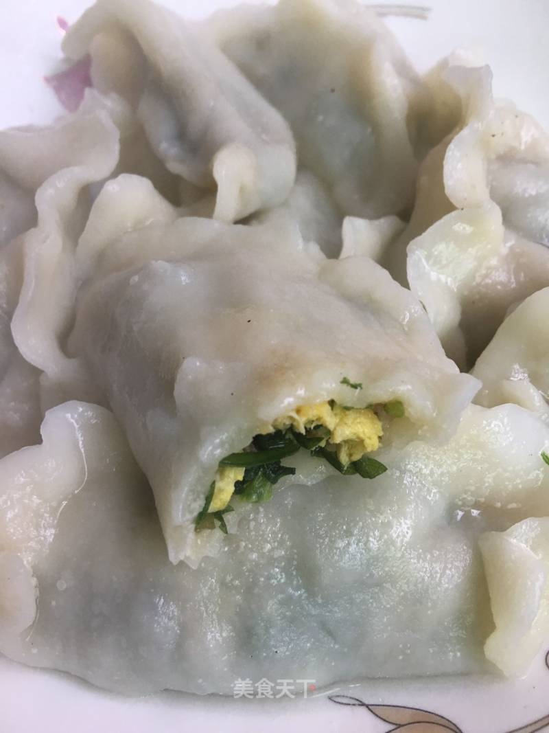 Half-cooked Stuffed Shepherd's Purse Dumplings recipe